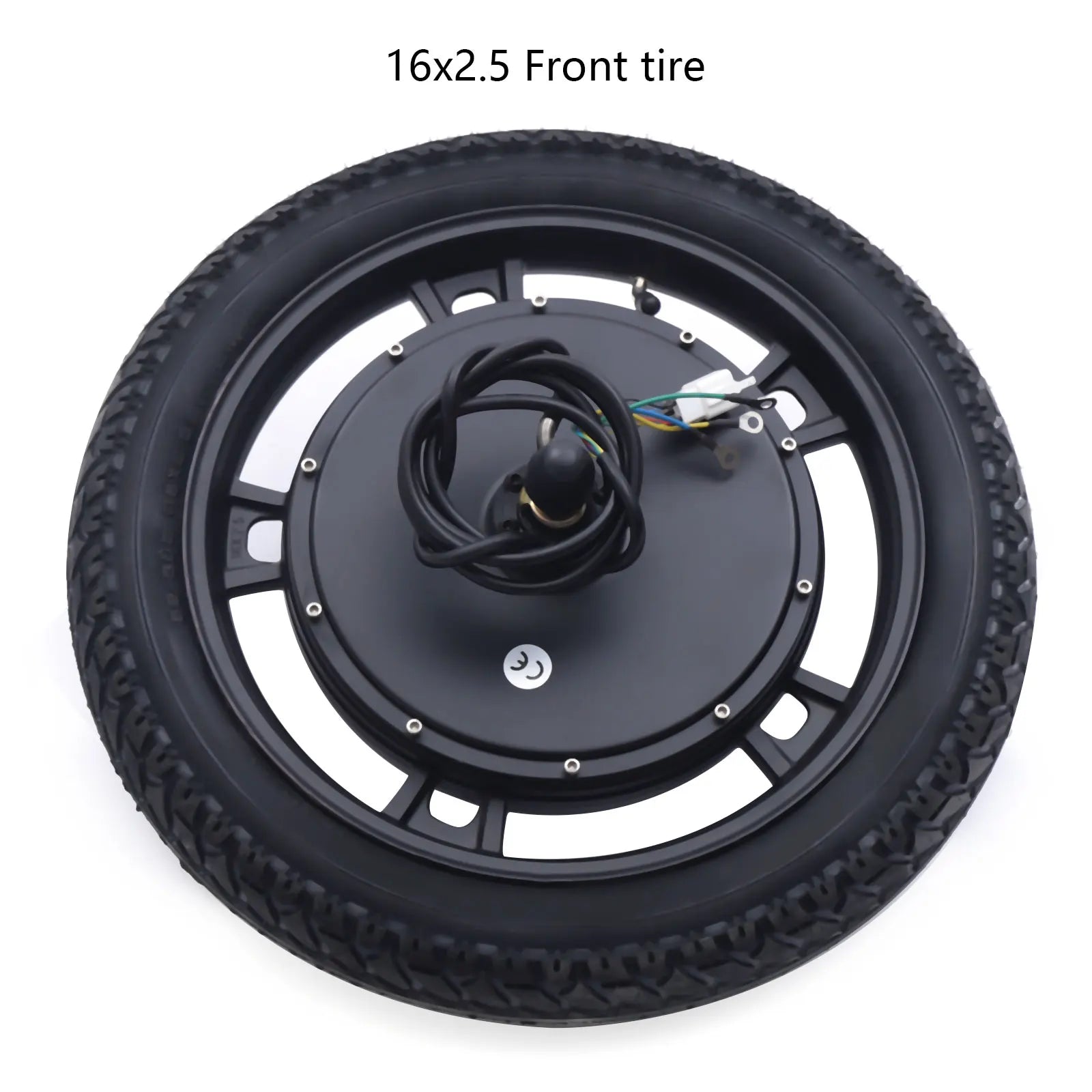 48V 1000W Electric Bicycle Motor Kit 16" Front Wheel with Motor E-Bike Hub Motor Wheel Set