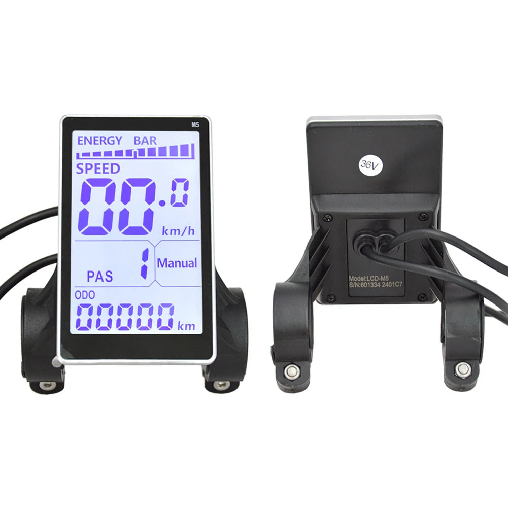E Scooter M5 Panel 24-48V Electric Bike LCD Display Meter Electric Scooter Panel Screen for Mountain Electric Bike Parts
