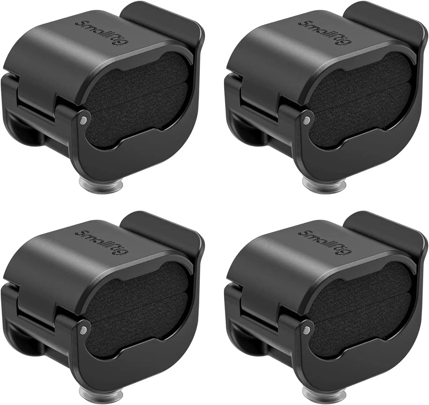 SmallRig Camera Cable Clamp (4 pcs) for SDI / Microphone Cable DSLR Camera Cable Lock Mount Support 2-7mm Cable - 3685