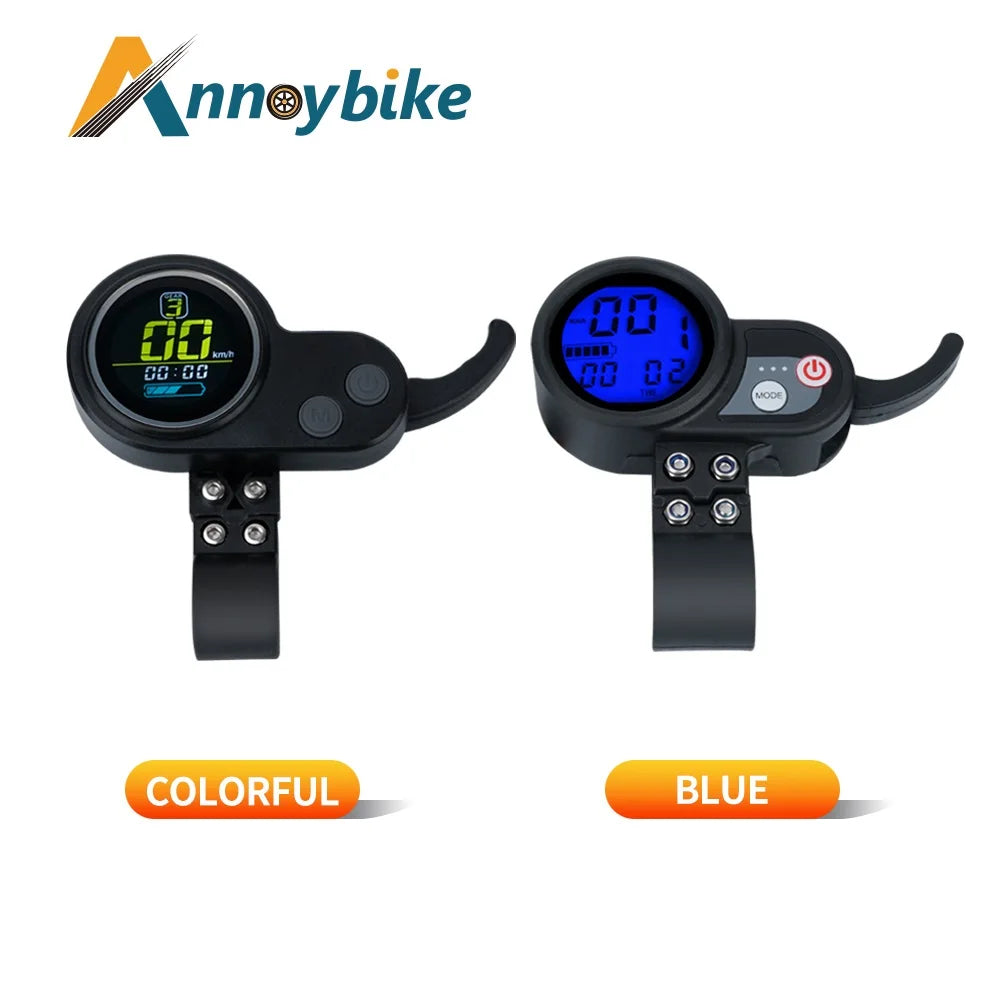 JP 36V 48V 52V 60V 72V Electric Scooter LCD Screen With Thumb Throttle Meter Display With USB Charging Shift Switch Accelerator