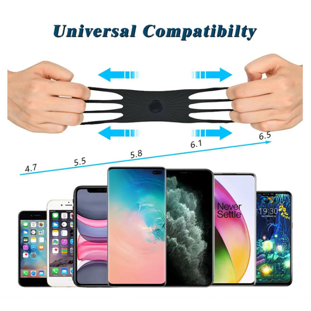 Universal Shockproof Elastic Silicone Mount Phone Holder Stand Riding Cycling Bicycle MTB Bike Phone DVR GPS Support Bracket
